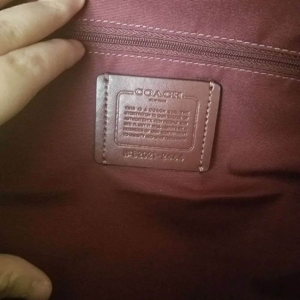 Coach Campus Leather Backpack